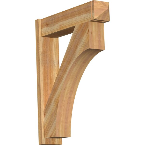 Ekena Millwork Westlake Arts & Crafts Rough Sawn Outlooker, Western Red Cedar, 8"W x 34"D x 42"H OUT08X34X42WTL03RWR - main